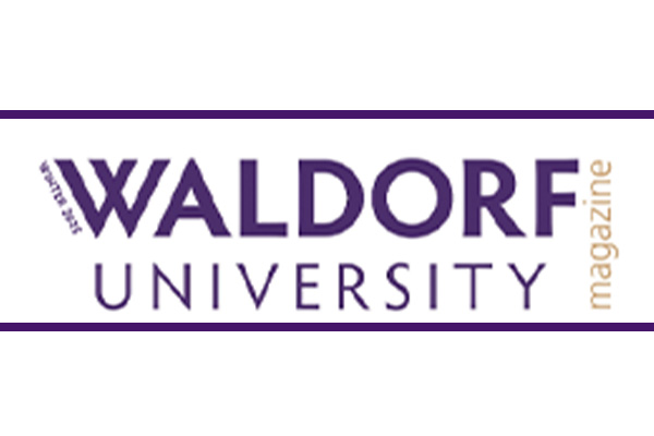 Waldorf University Magazine graphic